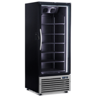 Minus Forty 22-USGF-F2-BK-BI-FS Black 23.41 cu. ft. Glass Door Display Freezer Merchandiser