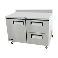 EFI FWDW2-48VC 48-Inch Versa-Chill Worktop Freezer with Door and Drawers