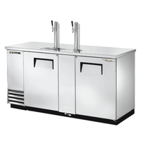 True Refrigeration TDD-3-S-HC 69.13-Inch Commercial Draft Beer Cooler - 3-Keg Capacity