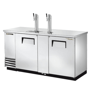 True Refrigeration TDD-3-S-HC 69.13-Inch Commercial Draft Beer Cooler - 3-Keg Capacity