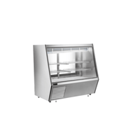 EFI CDCSS-60 28.5 cu. ft. Straight Glass Refrigerated Deli Showcase with Bottom Storage