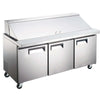 SCLM3 Refrigerated Mega Top Prep Table 70" Calgary Commercial Refrigeration
