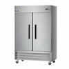 Arctic Air AF49 Two Door Reach-In Commercial Stainless Steel Freezer Arctic Air