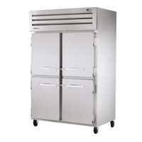 True STR2F-4HS-HC 53-Inch 4 Half-Door Stainless Steel Commercial Reach-In Freezer