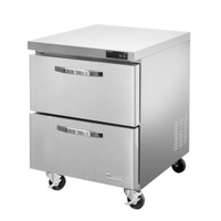 Blue Air 27.7-Inch Commercial Undercounter Refrigerator with 2 Drawers - BLUR28-D2-HC