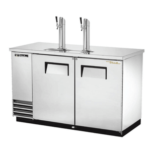 True TDD-2-S-HC 58.88-Inch Stainless Steel Draft Beer Dispenser