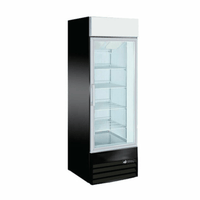EFI 26-Inch Black 1-Door Glass Refrigerator Merchandiser - C1-28GDVCX