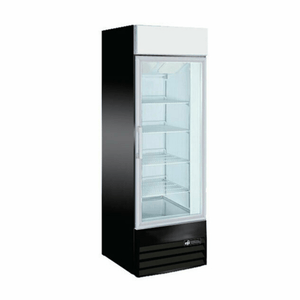 EFI 26-Inch Black 1-Door Glass Refrigerator Merchandiser - C1-28GDVCX