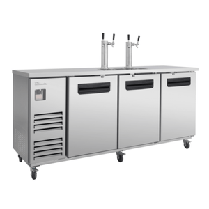 Blue Air BLKC90-4S-HC 90-Inch Three-Door Commercial Draft Beer Dispenser