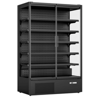 New Air NMD-50-2H 50-Inch Black Glass Door Merchandiser Refrigerator