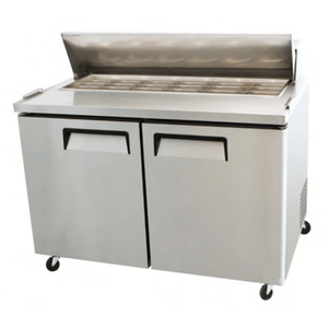 EFI CMDR2-48VC 48" Two-Door Mega Top Sandwich and Salad Prep Table