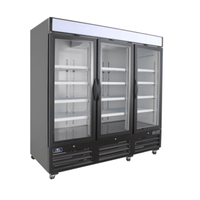 Arctic Air AFGDM72 72 Cu. Ft. Triple Glass Door Display Freezer