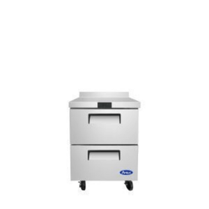 Atosa MGF8423GR 27.5-Inch One-Section Worktop Refrigerator with 2 Drawers