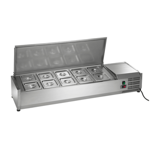 Arctic Air ACP55 55-Inch Commercial Countertop Refrigerated Prep Rail