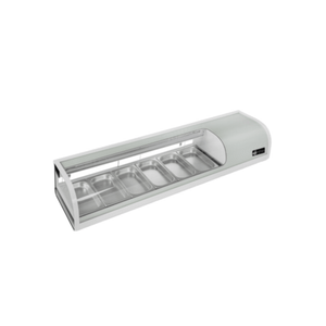 EFI CSCM-6113S 60-Inch Silver Stainless Steel Refrigerated Sushi Display Case