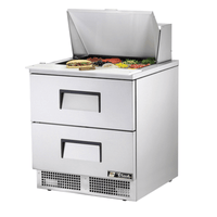 True TFP-32-12M-D-2-HC 32-Inch Mega Top Sandwich and Salad Prep Unit with 2 Drawers