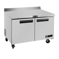 EFI CWDR2-36VC 36-Inch Versa-Chill Commercial Worktop Refrigerator with Two Solid Doors