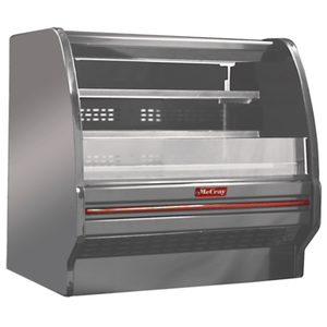 Howard-McCray SC-OD40E-6L-S-LED 75-Inch Curved End Open Dairy Merchandiser