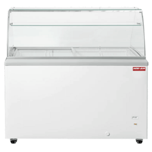 New Air NIF-60-DC 16.1 Cu. Ft. Flat Glass Ice Cream Dipping Freezer