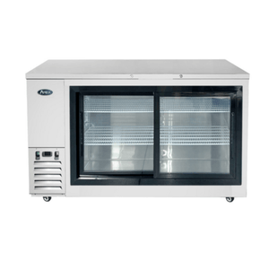 Atosa SBB69SGGRAUS1 68-Inch Shallow Depth Back Bar Cooler with Sliding Doors