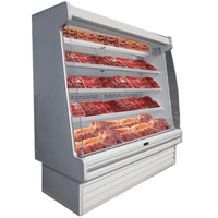Howard-McCray SC-OM35E-6S-LED 75" Refrigerated Sloped Open Display Merchandiser