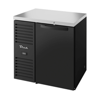 True TBR32-RISZ1-L-B-S-1 32-Inch Commercial Back Bar Cooler with Stainless Steel Top