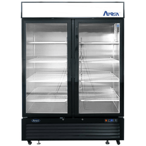 Atosa MCF8721ES 54.4-Inch 2-Section Glass Door Display Freezer