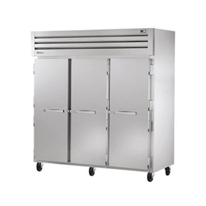 True STR3F-3S-HC 77.75" Spec Series 3-Section Solid Door Reach-In Freezer