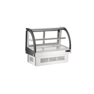 EFI CGCM-CT-3633 36-Inch Drop-In Refrigerated Curved Glass Merchandiser