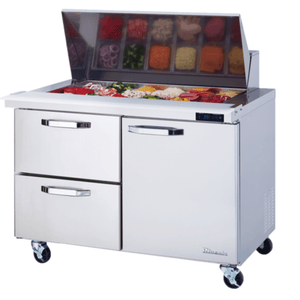 Blueair BLMT48-D2L-HC 48" Mega Top Sandwich Prep Unit with Drawers