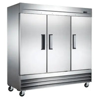 3FF Triple Solid Door Freezer - 81" Width Calgary Commercial Refrigeration