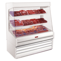Howard-McCray SC-OP30E-3L-LED 39" Self-Contained Produce Open Merchandiser Case - White