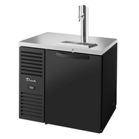 True TDR36-PTSZ1-L-B-S-S-1 36-Inch Single-Zone Pass-Through Draft Beer Cooler