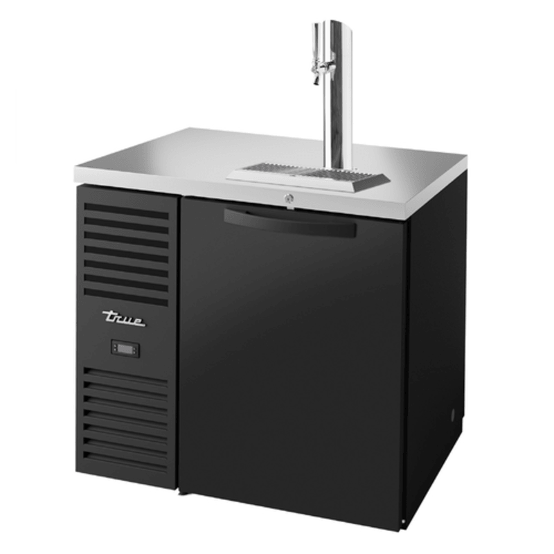 True TDR36-PTSZ1-L-B-S-S-1 36-Inch Single-Zone Pass-Through Draft Beer Cooler