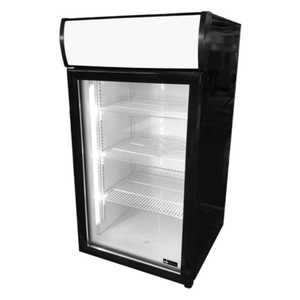 EFI C1-80GDCT-L Countertop Beverage Merchandiser Refrigerator - 2.8 Cu. Ft.