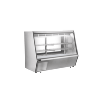 EFI CDCSS-72 71.7-Inch Refrigerated Deli Showcase with Straight Glass, 34.5 Cu. Ft.