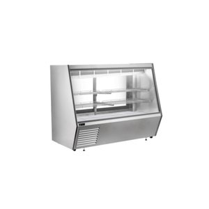 EFI CDCSS-72 71.7-Inch Refrigerated Deli Showcase with Straight Glass, 34.5 Cu. Ft.