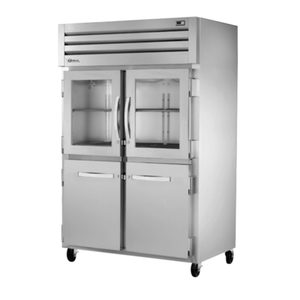 True 52.63" Reach-In Refrigerator with Half Doors - STG2R-2HG/2HS-HC
