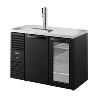 True Refrigeration TDR48-RISZ1-L-B-SG-1 48-Inch Solid and Glass Door Commercial Draft Beer Cooler