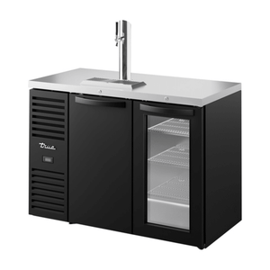 True Refrigeration TDR48-RISZ1-L-B-SG-1 48-Inch Solid and Glass Door Commercial Draft Beer Cooler
