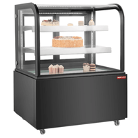 New Air NDC-36-CG 37-Inch Curved Glass Merchandising Display Case