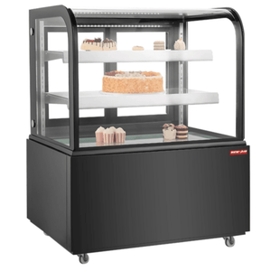 New Air NDC-36-CG 37-Inch Curved Glass Merchandising Display Case