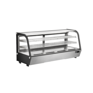 EFI CGCM-CT-6027 60-Inch Countertop Refrigerated Curved Glass Display Cabinet