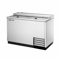 True T-50-GC-S-HC 50" Stainless Steel Glass & Plate Chiller - 250 Mug Capacity