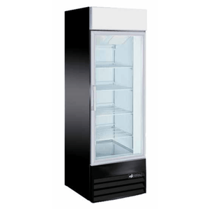 EFI C1-27GDVCX 23 Cu. Ft. Single Glass Door Display Refrigerator - Black