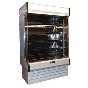 Howard-McCray SC-OD35E-6-B-LED-LC 75-Inch Self-Contained Open Dairy Display Case