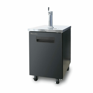 Blue Air Bluenix BDD23-1B-HC 23-3/8" Single-Tap Commercial Keg Cooler - Black