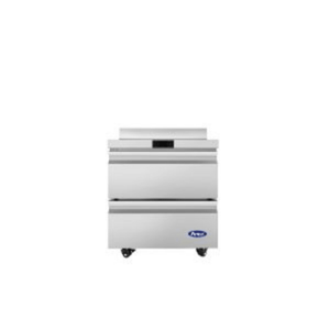 Atosa AWF27D2 27.5-Inch Two-Drawer Stainless Steel Worktop Freezer