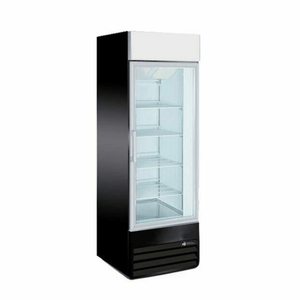 EFI F1-27GDVCX X-Line 27-Inch Black Merchandising Freezer with Glass Door