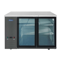 Atosa SBB48GGRAUS2 48-Inch Shallow Depth Glass Door Back Bar Cooler